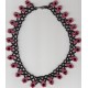 Collier Lilly noir rouge