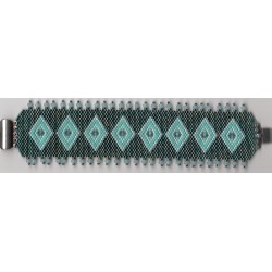 Bracelet Losange turquoise