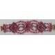 Bracelet Mosaique dark saphir indian red