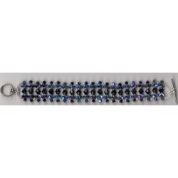 Bracelet Ladder violet opale jet