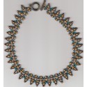 Collier Fancifrill turquoise topaze
